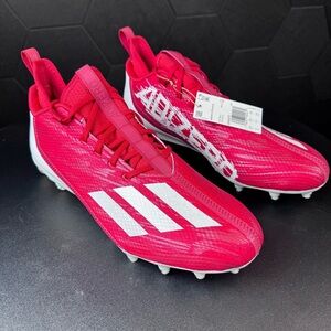 Adidas Adizero Scorch Men’s 13 Football Cleats GW5070 Red White NEW